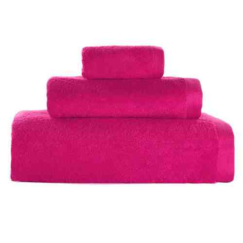 Set 3 prosoape de baie Alfa Fuchsia