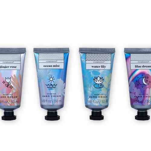 Set 4 creme de maini Simple Pleasures 50 ml