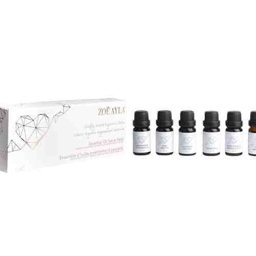 Set 6 sticlute cu uleiuri esentiale pentru aromoterapie Zoë Ayla’s Essential