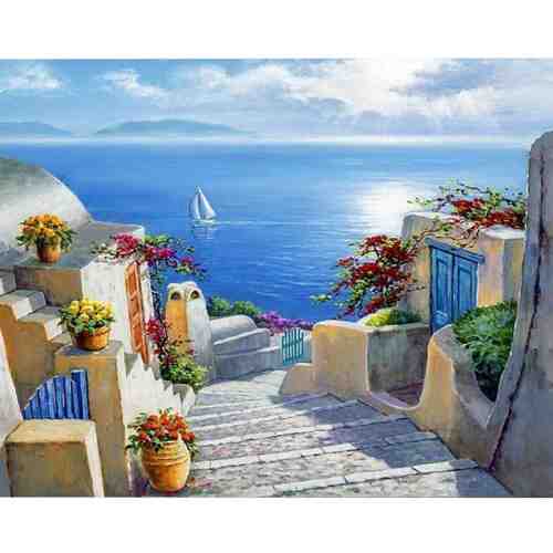 Tablou Greek Paradise 50x70 cm