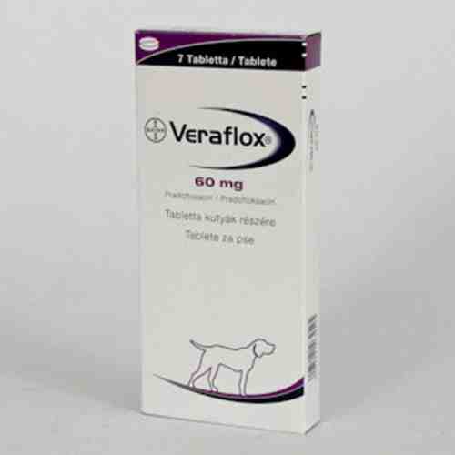 Veraflox Flavored tablete 60 mg