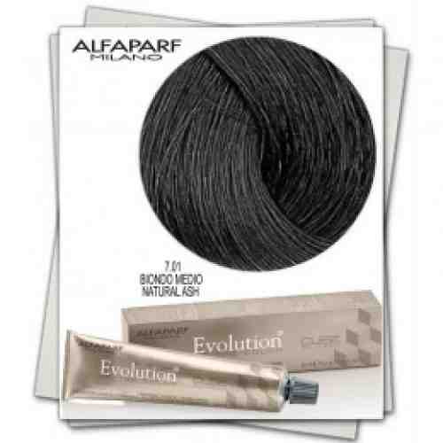 Vopsea Permanenta - Alfaparf Milano Evolution of the Color nuanta 7.01 Biondo Medio Natural Ash