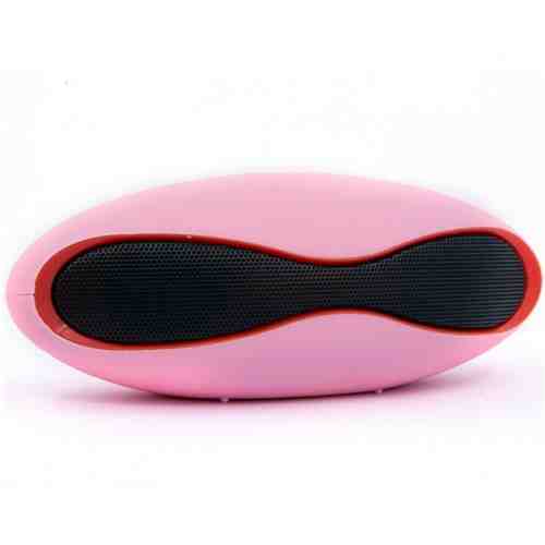 Boxa Bluetooth iUni DF01, USB, TF CARD, AUX-IN, Fm radio, Leduri, Roz