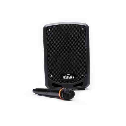 Boxa Freeman Karaoke 1002 Mini cu microfon Bluetooth USB Radio FM TF Card Aux Mp3 player