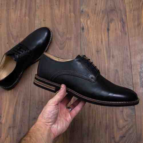 Pantofi barbati Piele Henrry negri casual