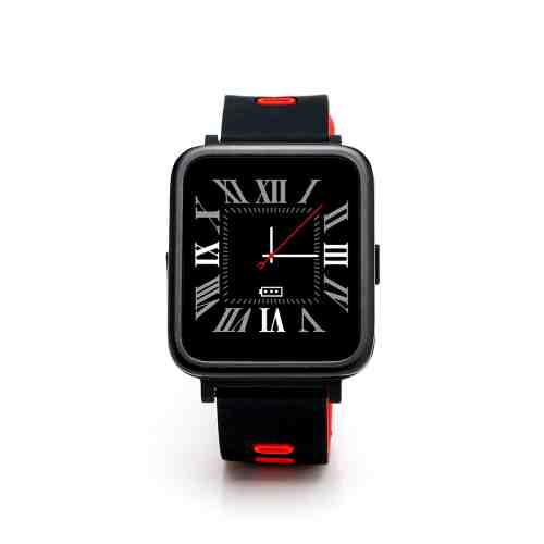 Smartwatch E-Boda Smart Time 350 - Rosu Apelare Agenda SMS Notificari Bluetooth Monitorizare somn Anti-Pierdere Camera BT