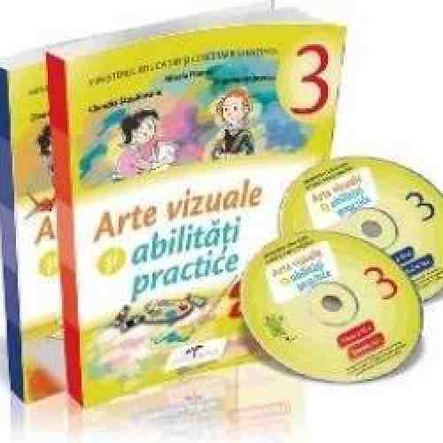Arte vizuale si abilitati practice - Clasa 3 - Sem.1 si 2 + CD - Mirela Flonta