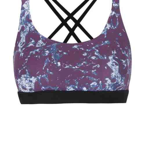 Bustier violet & negru - ICONE Cactus