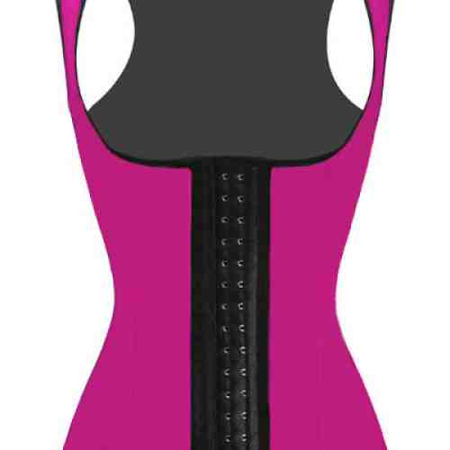 C446-55 Corset modelator tip vesta, cu inchidere tip mos-baba in fata