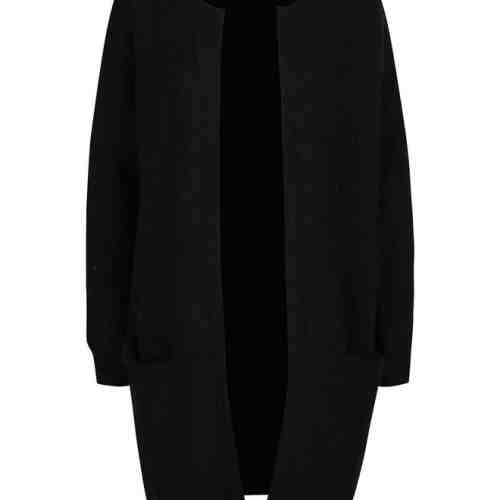 Cardigan negru din amestec de mohair si lana Selected Femme Livana