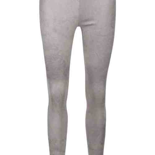 Colanti gri cu aspect de piele intoarsa Broadway Cara