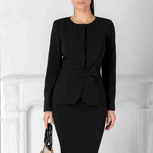 Compleu Leonard Collection negru cu dungi punctate