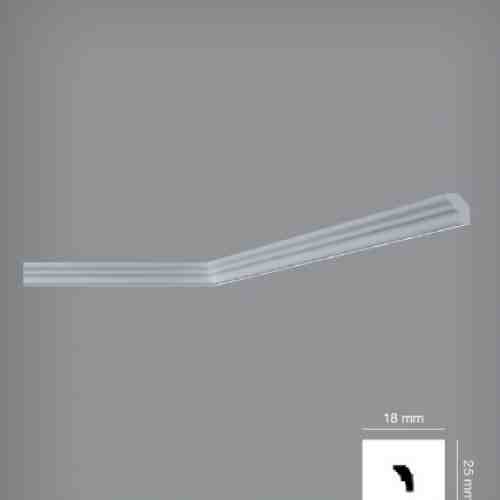 Cornisa decorativa tavan 18 x 25 mm - 2ml | I725N (826)