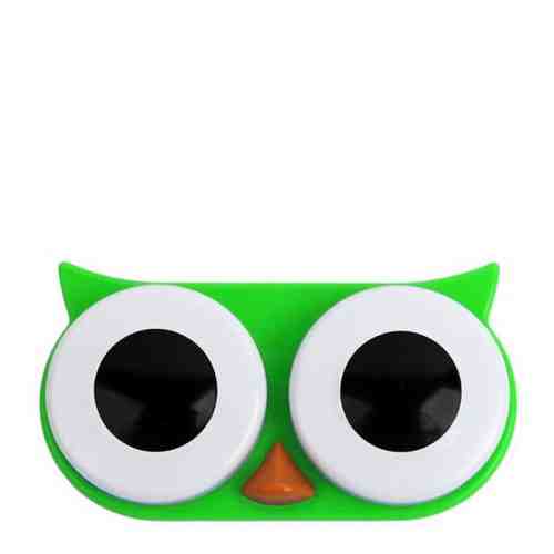 Cutie pentru lentile de contact bufnita verde - KIKKERLAND