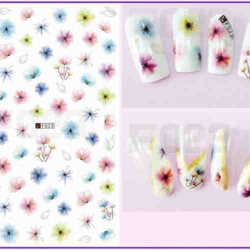 Folie Stickere unghii, model F023