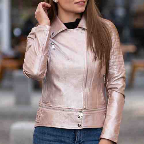 Geaca Melanie Roz Metalic