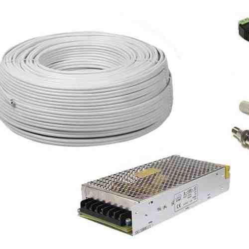 Kit accesorii sisteme de supraveghere 4 camere