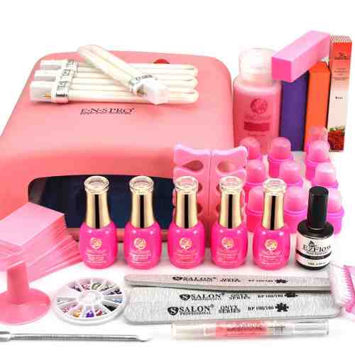 Kit Oja Semipermanenta Profesionala Total Beauty 15ml cu Lampa UV #19 + CADOURI