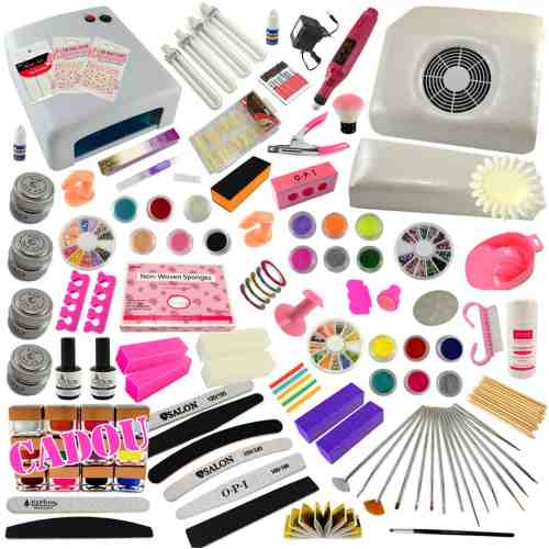 Kit Unghii False cu Gel UV OCS - Promotie #27 + CADOU Set 12 Geluri UV Color EzFlow