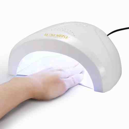 Lampa UV LED Hybrid 48W Luxorise Germania, DOUBLE Light LED, Culoare Alb - Uscare Rapida