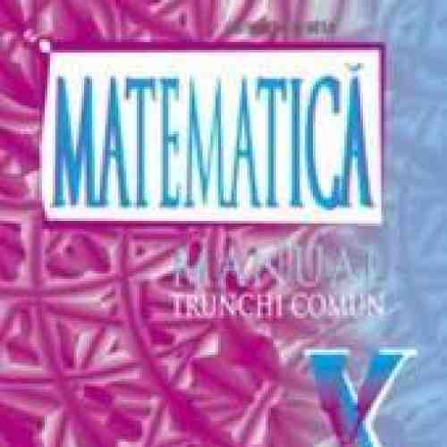 Matematica cls 10 Tc - Marius Burtea Georgeta Burtea