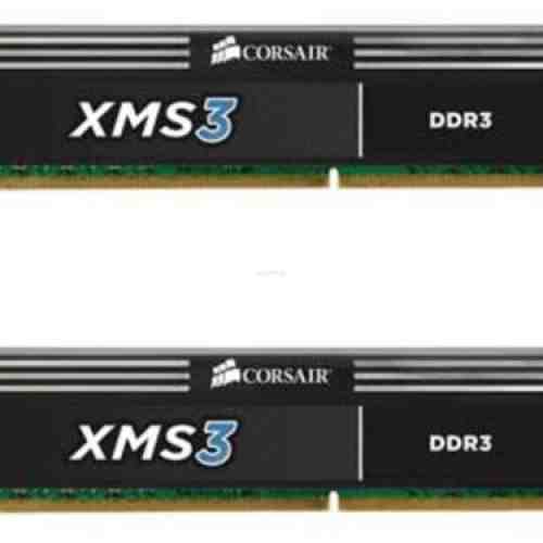 Memorii Corsair XMS3 DDR3&#44; 2x4GB&#44; 1600Mhz (Dual Channel)