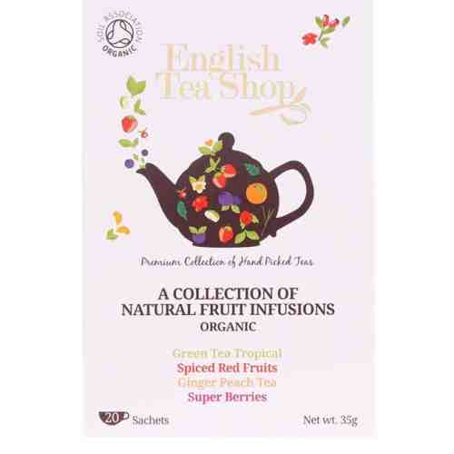 Mix de ceaiuri din fructe organice English Tea Shop Bio