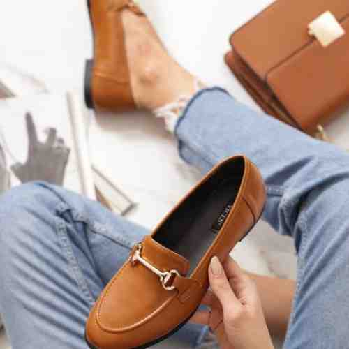 Mocasini dama Ashlynn Camel