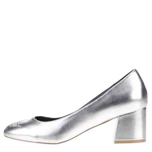 Pantofi argintii cu broderie Miss Selfridge Capri 
