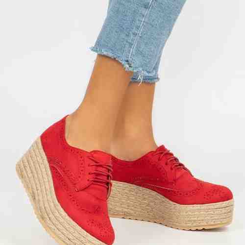 Pantofi casual Five Rosii