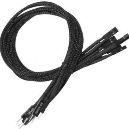 Prelungitor panou frontal Nanoxia, 30cm (Negru)