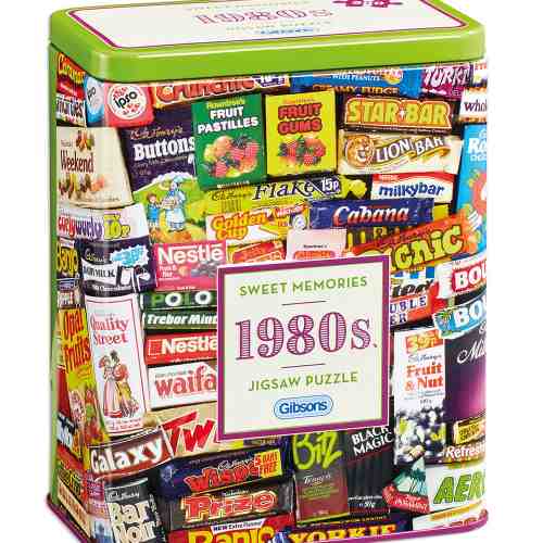 Puzzle in cutie metal 500 piese - Dulciurile anilor 1980
