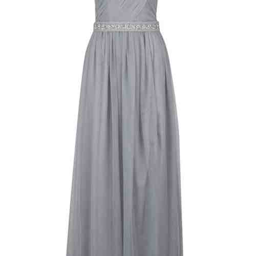 Rochie gri Little Mistress cu decolteu pe umeri