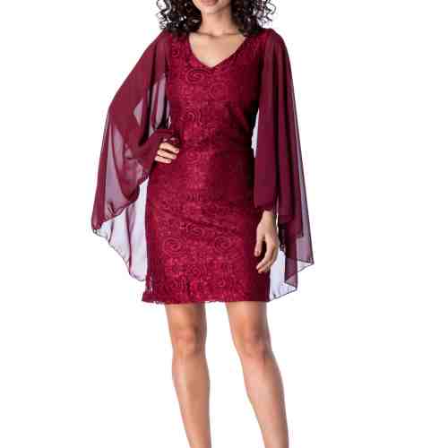 Rochie Michelle Bordo