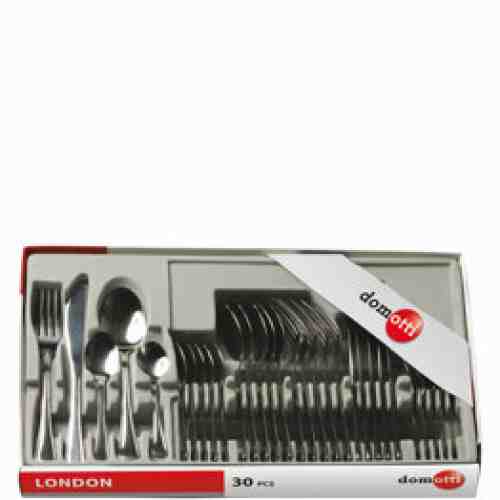 Set 30 de tacamuri, din otel inoxidabil - London, Domotti, 89498, Argintiu