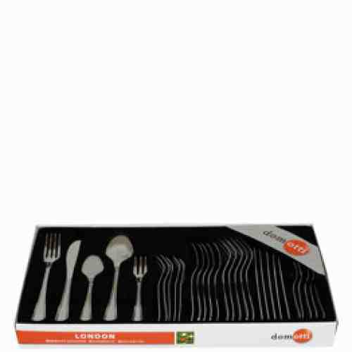 Set 30 de tacamuri, din otel inoxidabil - London, Domotti, 89499, Argintiu
