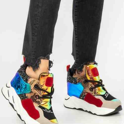 Sneakers cu platforma Aversa Multicolori