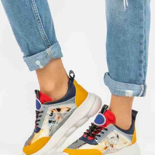 Sneakers dama Versus Galben