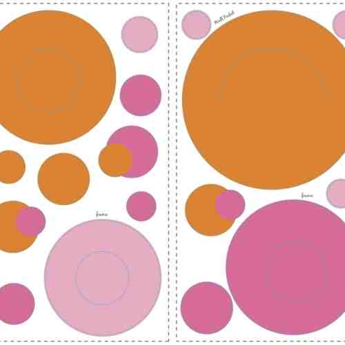 Stickere WALLPOCKETS PINK | 4 colite de 25,4 cm x 45,7 cm