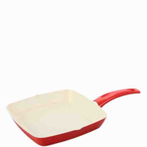 Tigaie grill din aluminiu Vanora- Ivona, 24 x 24 cm, VN-HX-G1PC24R