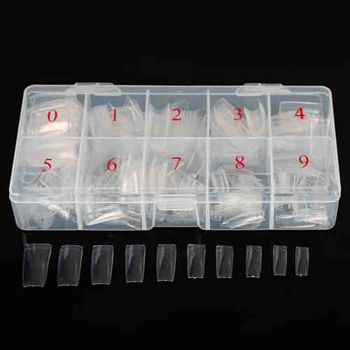 Tipsuri Unghii False 500 bucati - Tipsuri Transparente