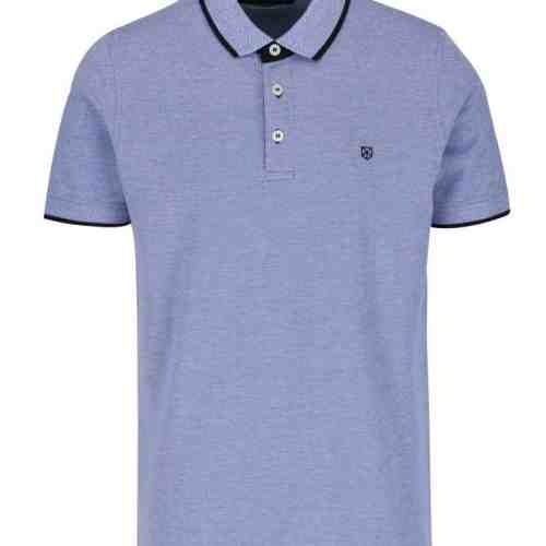 Tricou polo albastru deschis Jack & Jones Paulos din bumbac