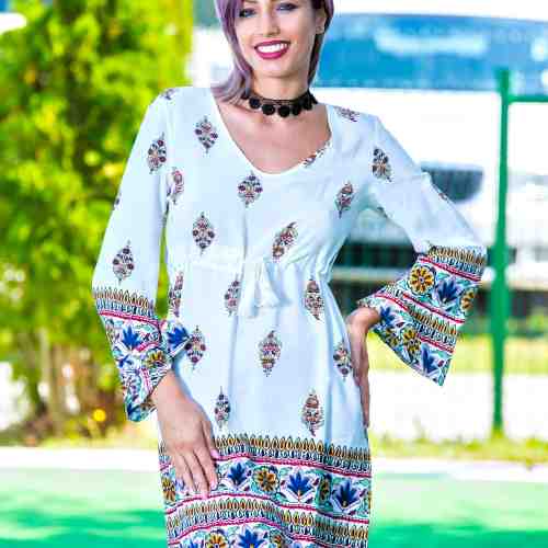 ROCHIE SCURTA VASCOZA CU SNUR IN TALIE