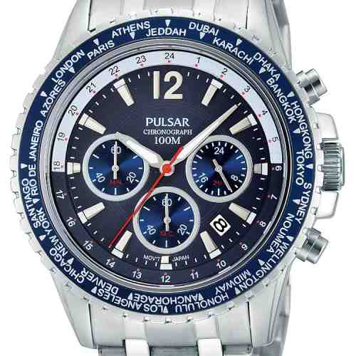 Ceas barbatesc Pulsar PT3579X1 Sport Cronograf 100M 45mm