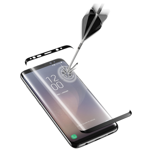 Cellularline Folie Sticla Full Cover Black Samsung Galaxy S8