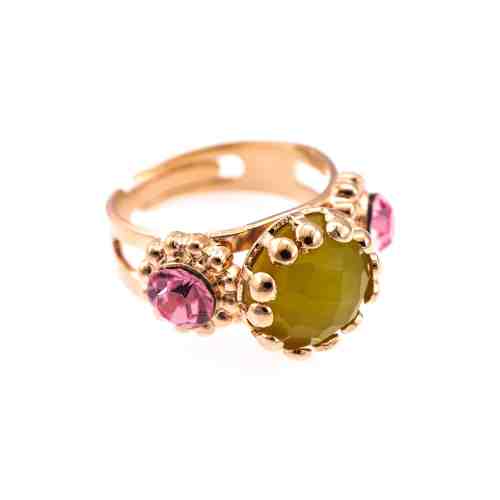 Inel Pink Passion placat cu aur 24K - 7012-M806CUPRU