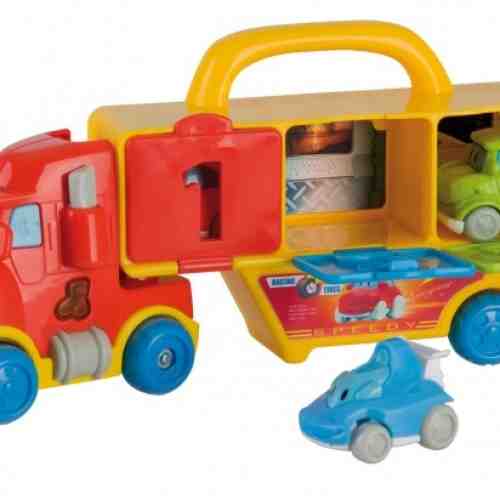 Jucarie muzicala Camion cu remorca Mr Wheeler