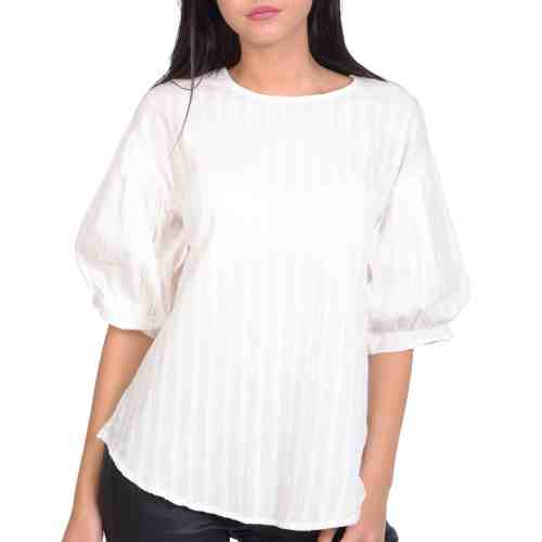 Bluza alba bretele spate FA986A