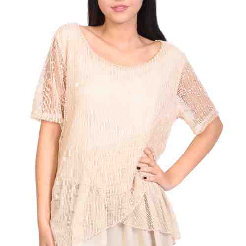 Bluza bej captusita 16012B