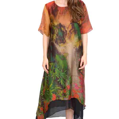 Rochie eleganta in colturi 19053R